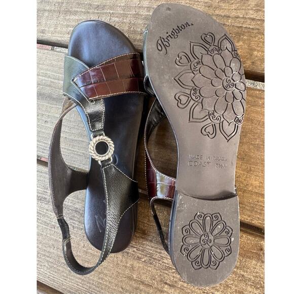 Brighton Coast Leather Sandals 8.5M | w/Box - Picture 6 of 6